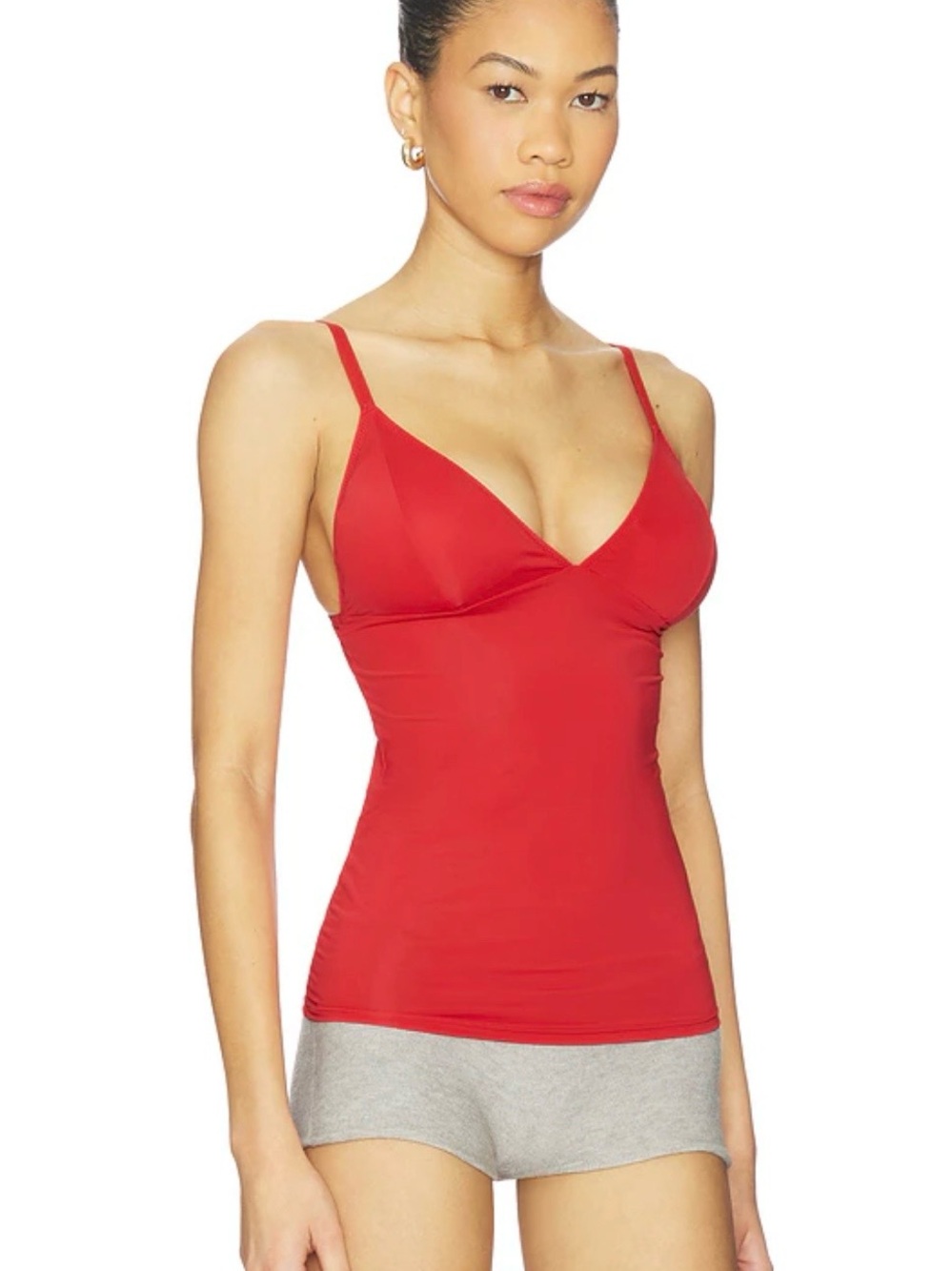 wild fable Bright Red Adjustable-Strap Tank